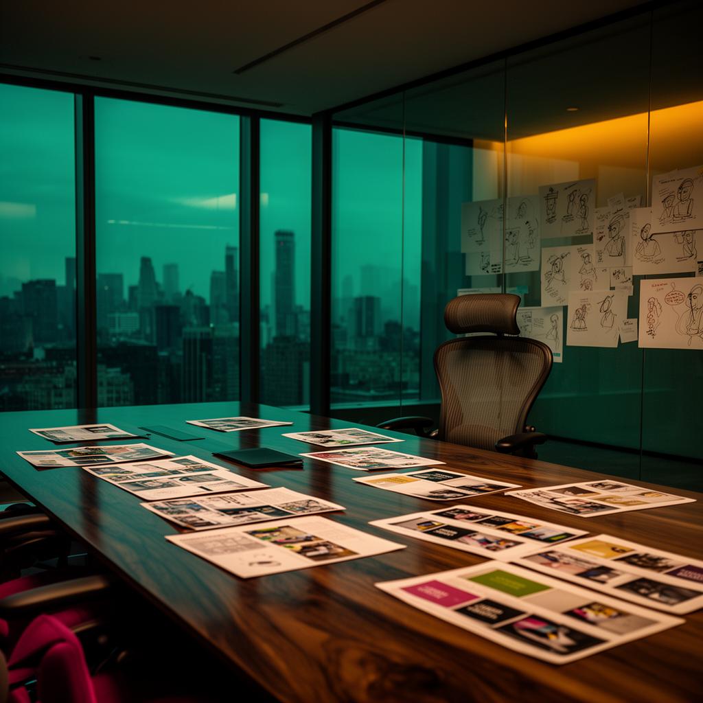Lahore minarets at marigold dusk - boardroom era